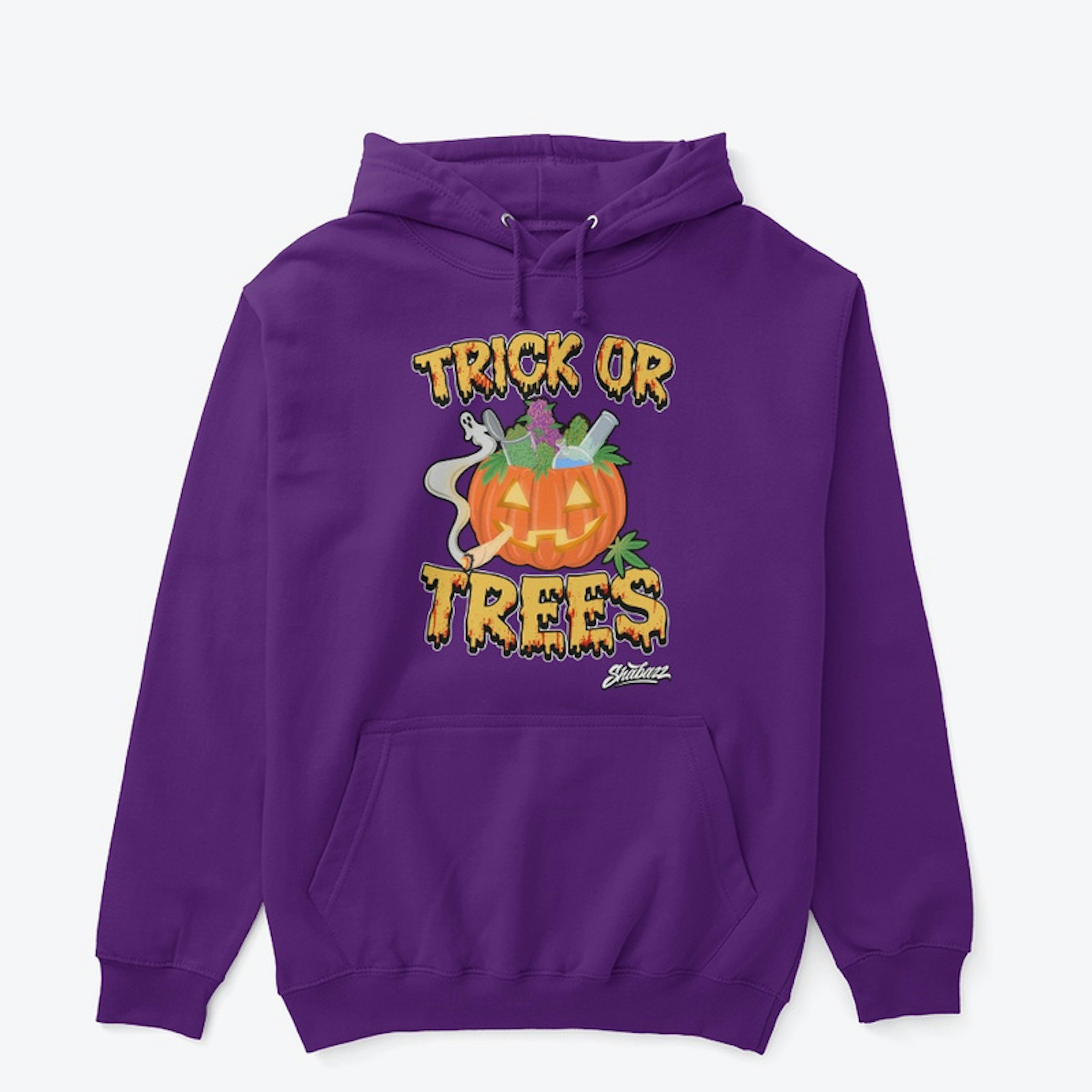 Trick Or Trees Yellow Blood Splash
