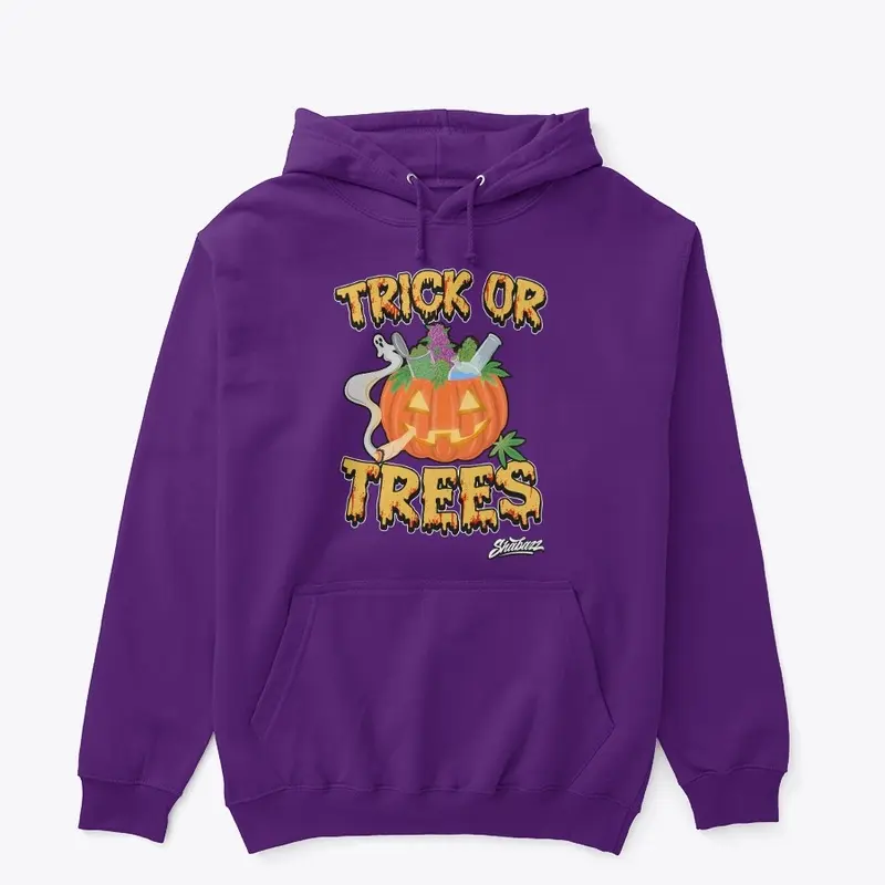 Trick Or Trees Yellow Blood Splash