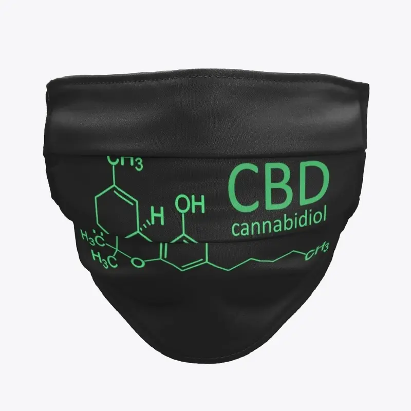 CBD Molecule Face Mask